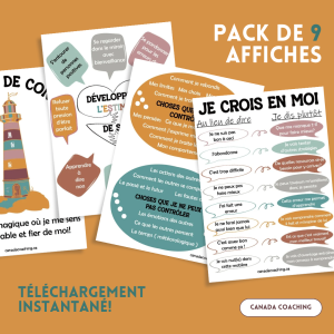 Fiche confiance en soi Estime de soi Exercice Canada Coaching